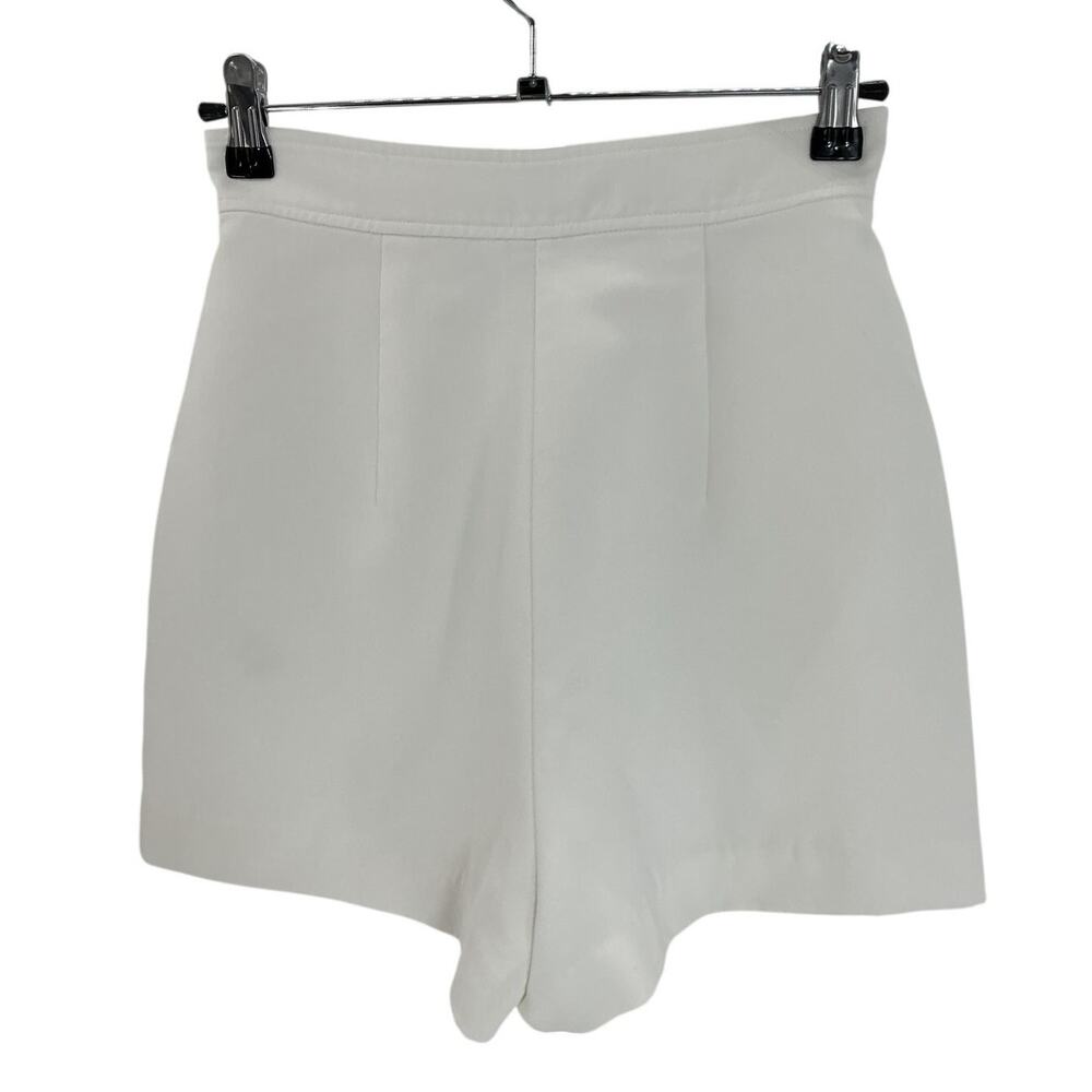 Amanda Uprichard Tailored White Reeves Shorts Size XS - Picture 3 of 4